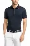 hugo boss sport t-shirts luxe retro 19 lapel noir